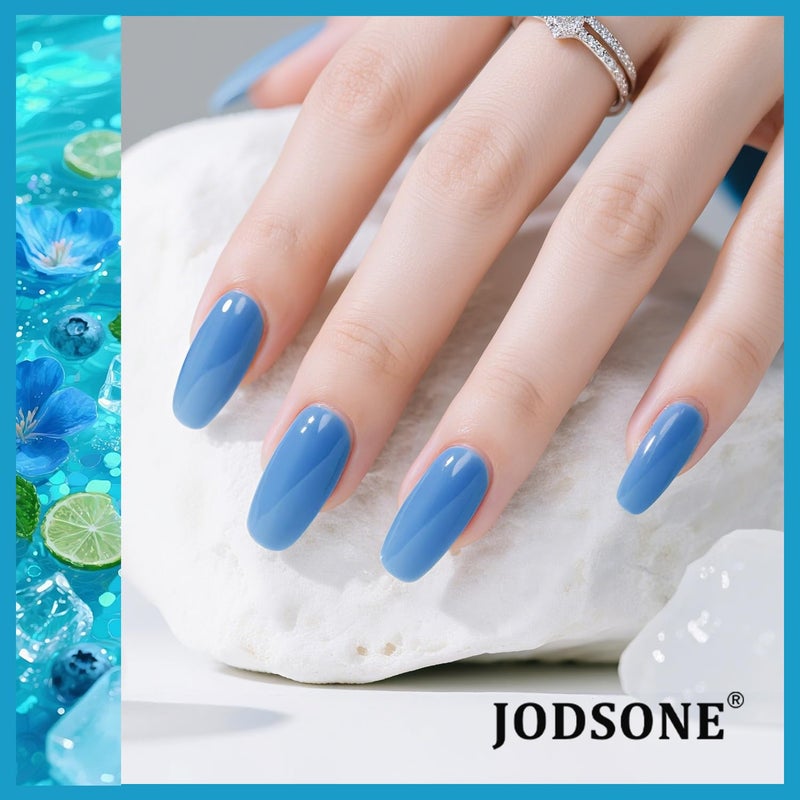 JODSONE 32 Colors Jelly Gel Nail Polish Kit with U V Light Crystal Transparent Classic Color 4 Functional Gel for All Seasons - Image 4