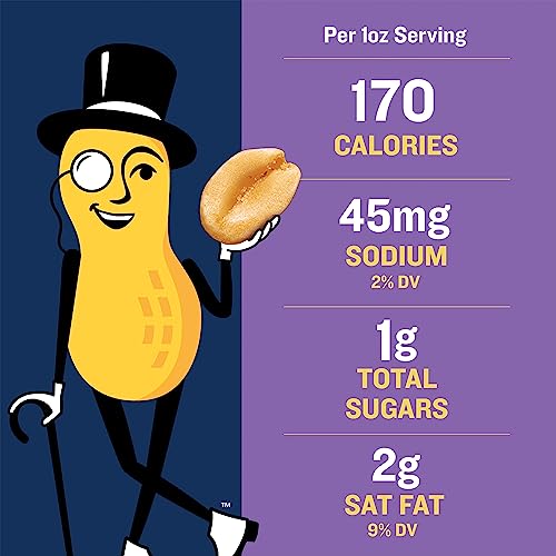 PLANTERS Lightly Salted Mix Nuts, Party Snacks, Plant-Based Protein, 15 Oz Canister - Image 2