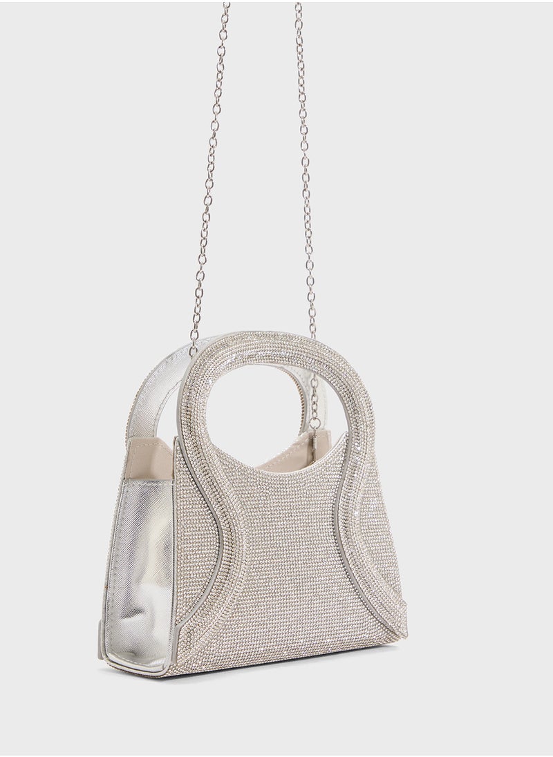 Ella Limited Edition Ladies Sparkly Clutch Bag  - Image 3