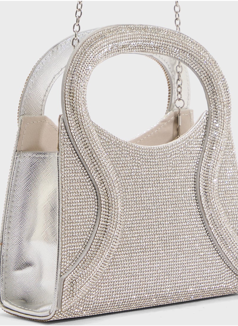 Ella Limited Edition Ladies Sparkly Clutch Bag  - Image 4