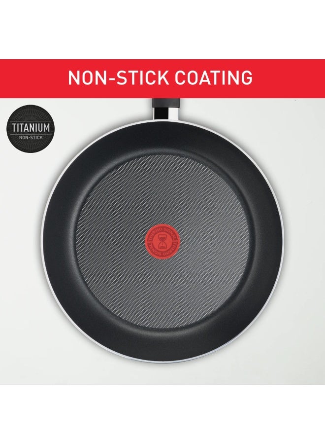 T-Fal Simplicity Pancake Pan 25 cm, Durable Non-Stick Coating, Safe-Non-Stick Coating, Heat Indicator, Diffusion Base, Easy Cleaning, Stovetop Compatibility, Made in France,  B4481082 - Image 4