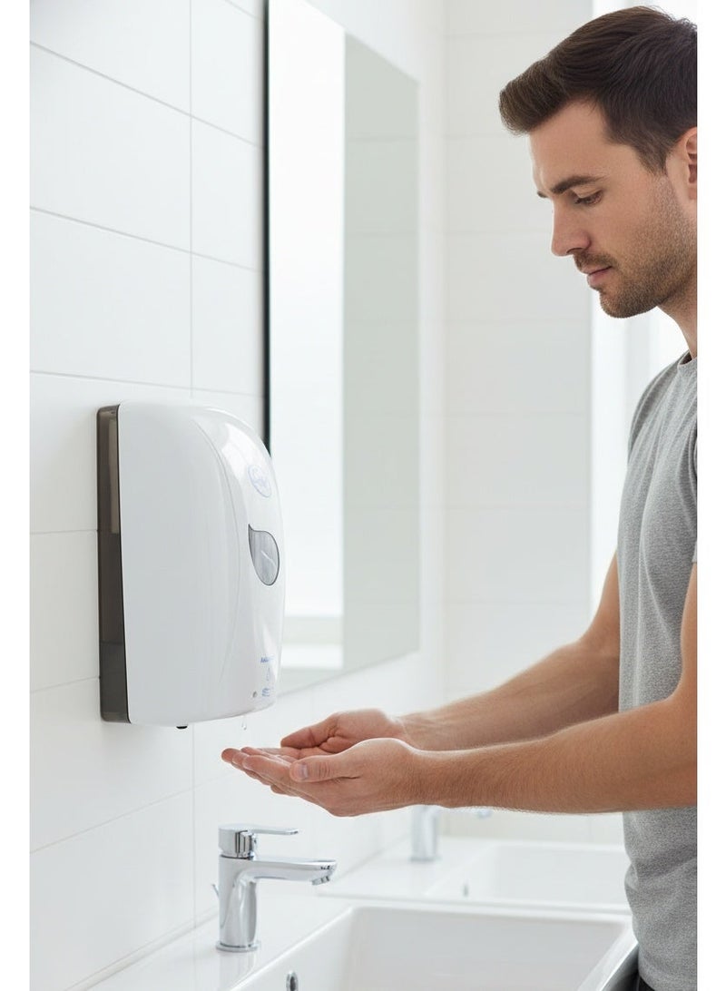 Swish Super Automatic Liquid Soap/Gel/Sanitizer Dispenser – 1000ml, Wall Mounted, Touchless Hand wash Liquid Dispenser with Refillable Tank - Image 3