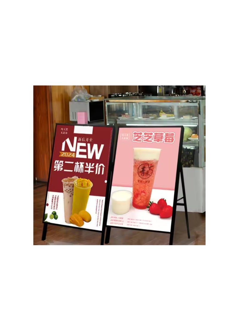 Kalon 60x90Cm Advertising display Single-Sided board Menu Poster Frame floor standing sign holder indoor/outdoor For restaurant - Image 4