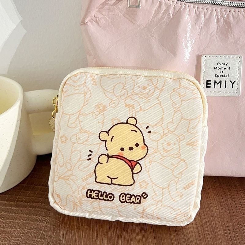 Paccha Bear Mini Sanitary Pad Pouch Pooh 