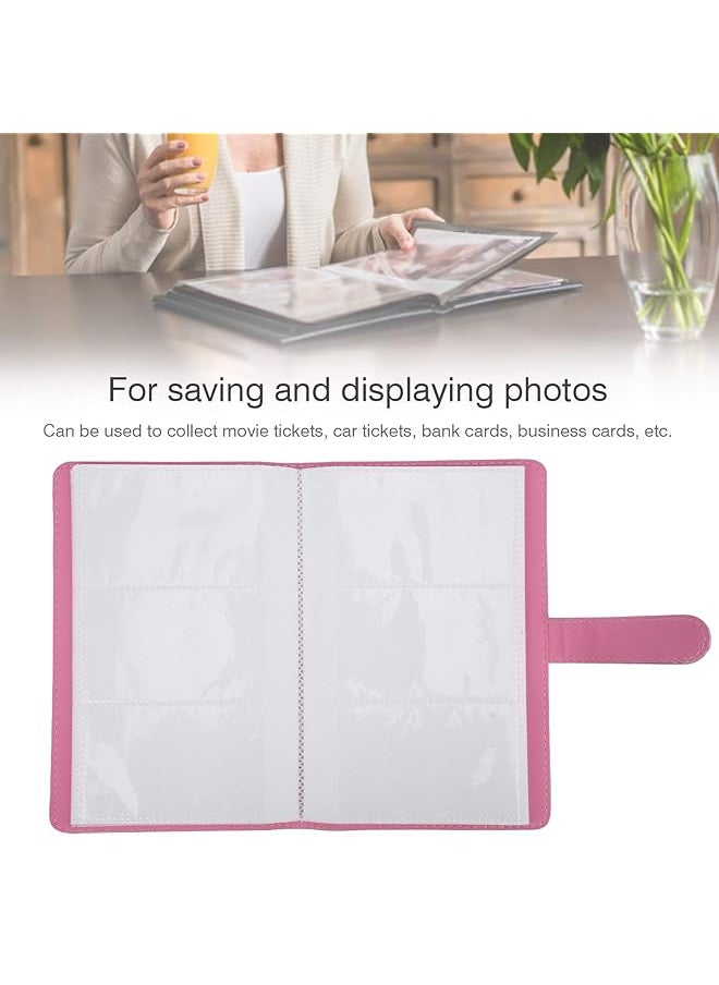 erorex Photo Bookshelf Album Pu Pvc 3 Inch 96 Pockets Photo Book Album With 16 Pages Photograph Storage Holds Card Case Commemoration Day Albums Holiday Instant Mini11 8 9 7S 25 70 90  - Image 3
