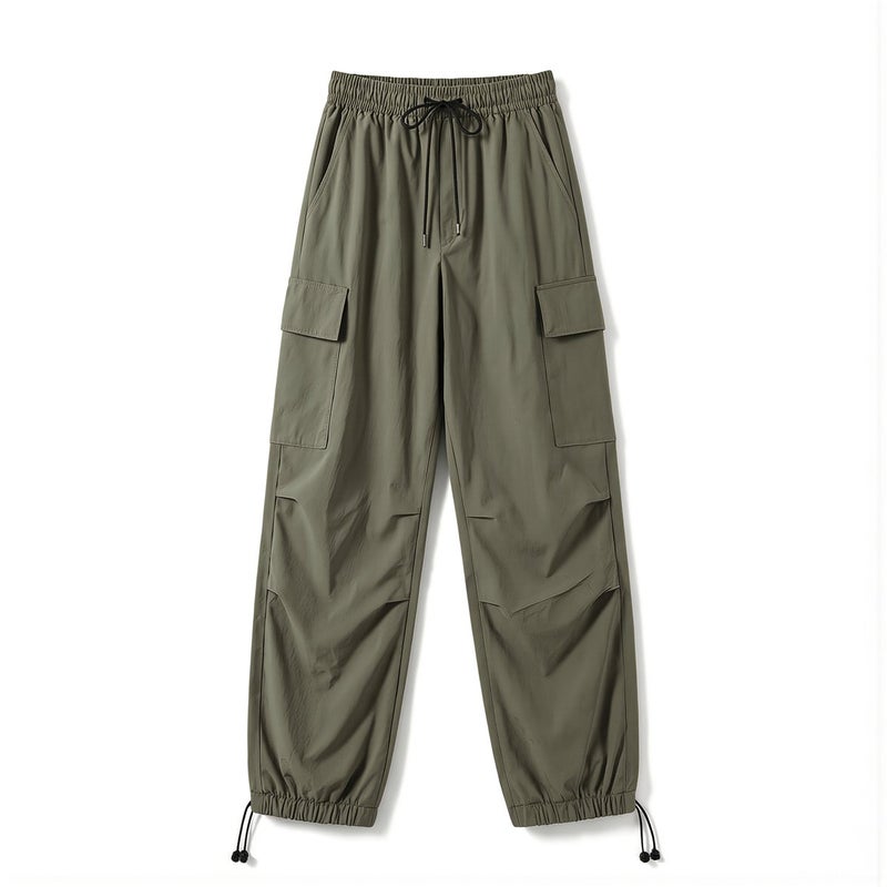 Womens Hiking Cargo Pants Quick Dry Loose Outdoor Travel Casual Daily Wear - Image 1