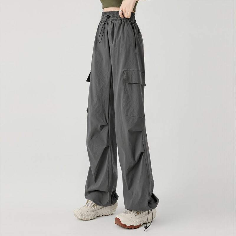 Womens Hiking Cargo Pants Quick Dry Loose Outdoor Travel Casual Daily Wear - Image 2