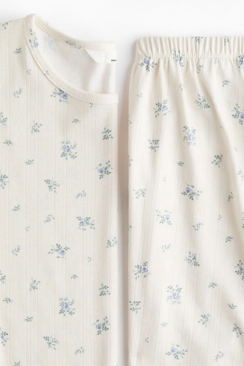 H&M MAMA Pointelle jersey pyjamas