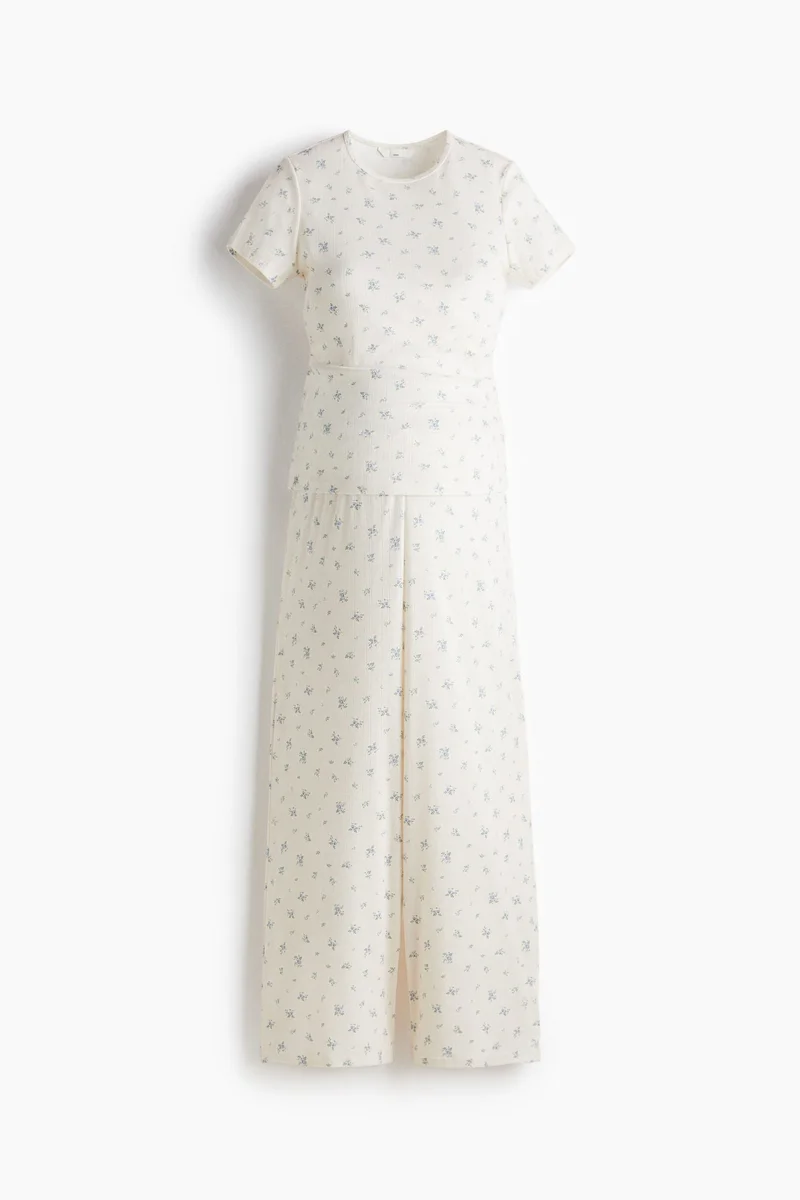 H&M MAMA Pointelle jersey pyjamas