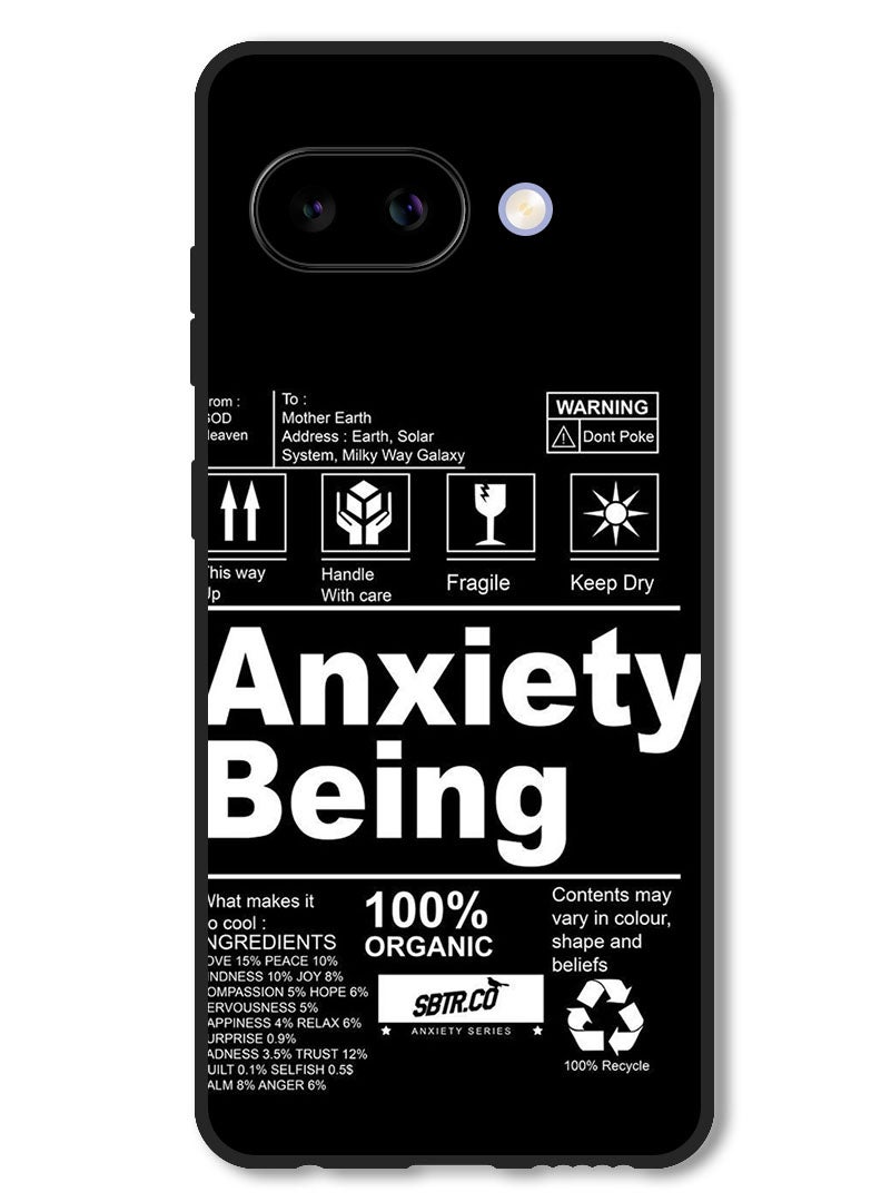 Theodor Case Compatible with Google Pixel 9A Protection Shockproof Bumper Cover Anxiety Being - Image 1