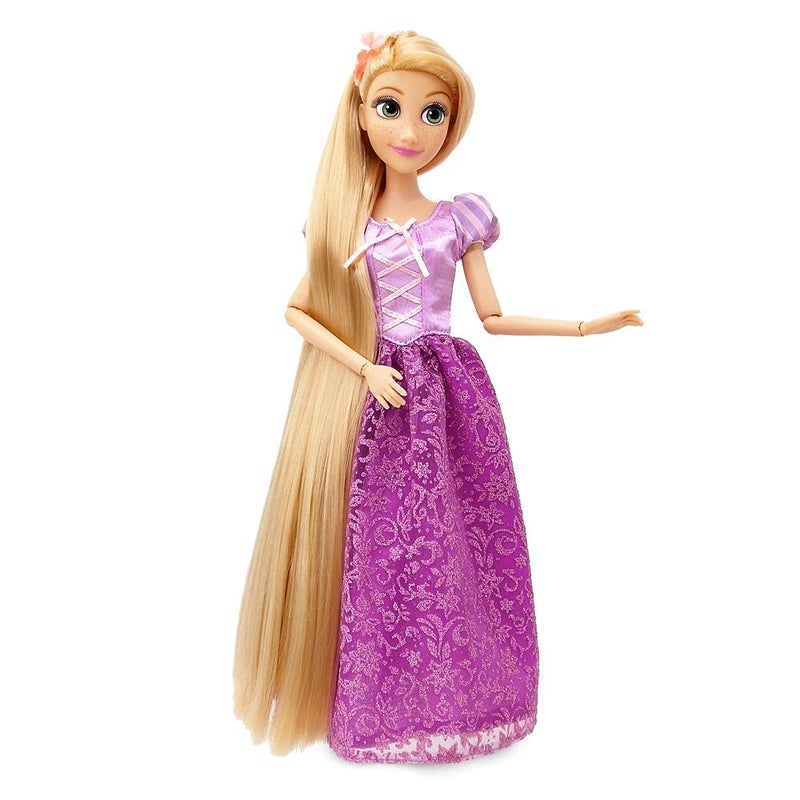 Disney Store Girl's Disney Princess Classic Doll (Rapunzel from Tangled), 11 Inches, Includes Brush with Molded Details, Fully Posable Toy in Classic Outfit - Disney Princess Toys - Image 5