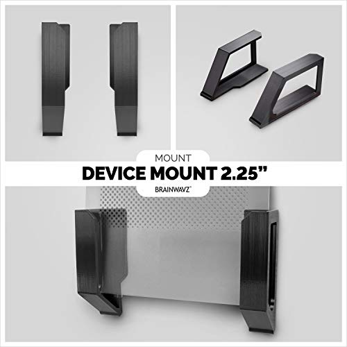 Brainwavz Screwless 2.25" Wide Cable Box Mount, Modem, Router, Mesh, Streaming Media Devices & More Wall Mount | Wall Mount Any Device Upto 2.25" Wide & 6lb in Weight, VHB Adhesive, No Tools - Image 3