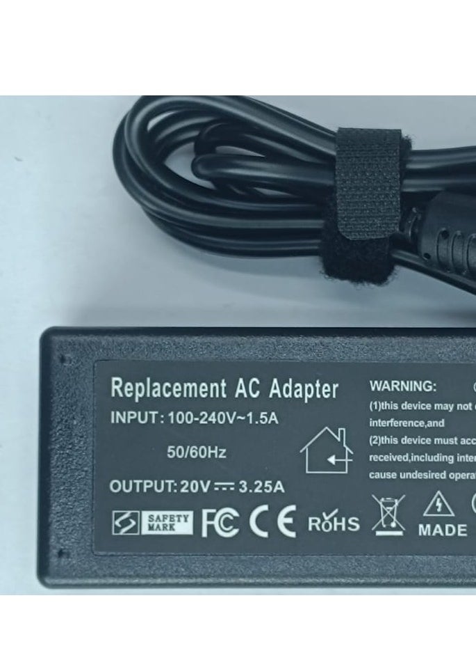 CSF LAPTOP AC ADAPTER FOR LENOVO 20V 3.25A 65W  - Image 1