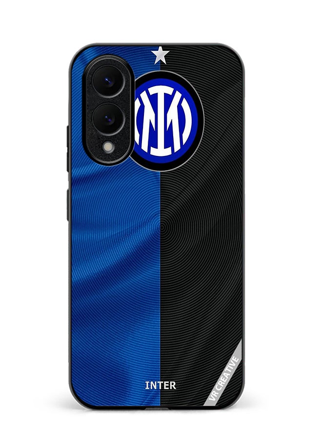 Protective Case Cover For Samsung Galaxy S25 Edge Inter Milan Logo Design Multicolour