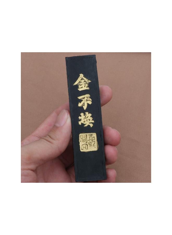 Ink Block Ink Stick Chinese Calligraphy Ink Stone Ink Stone for Japanese Calligraphy Painting Supplies (Black) - Image 1