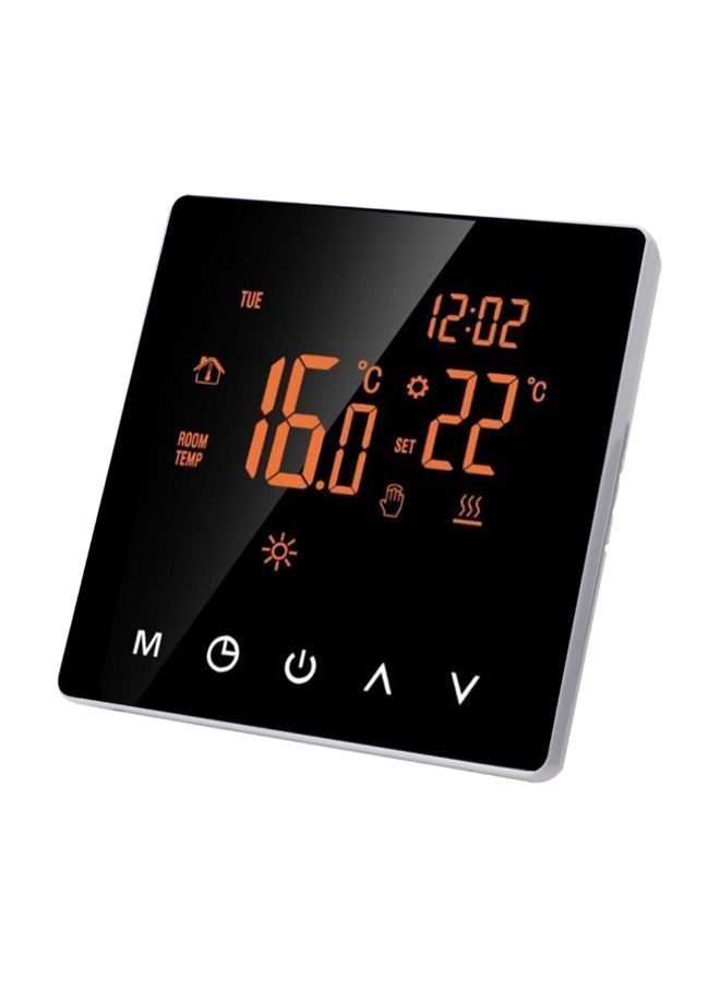 NIBEMINENT Touch Screen Programmable Thermostat With Temperature Controller Black/White 86 x xmm - Image 2