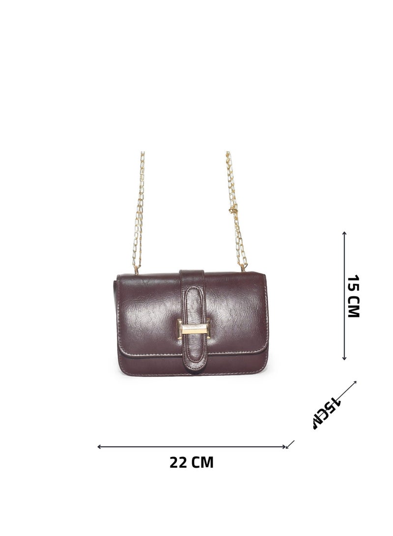 Basic Leather Women’s Shoulder Bag – Timeless & Versatile Style - Image 3