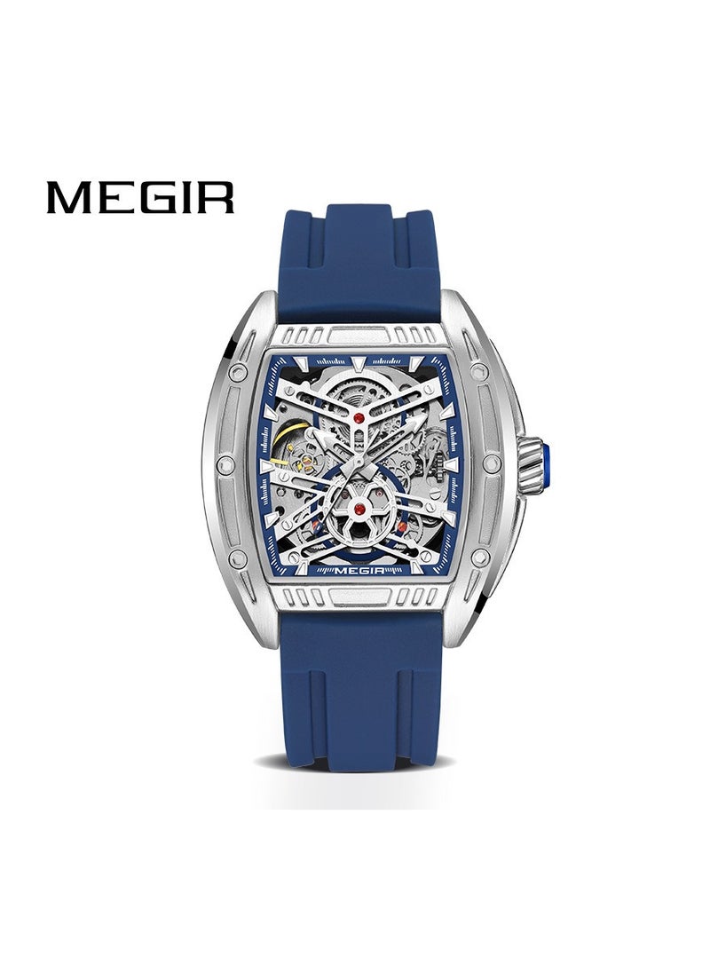MEGIR Men's Bucket Type Mechanical Luminous Waterproof Watch 
