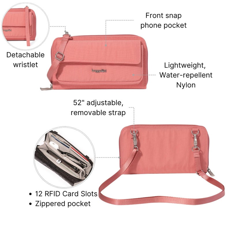 Baggallini RFID Phone Wallet Crossbody - Image 2