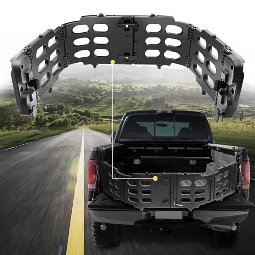 A-Premium مجموعة موسع سرير الشاحنة القابلة للتخزين A-Premium، موسع سرير البيك أب، موسع باب الخلفي متوافق مع فورد F-250/350 سوبر ديوتي 2017-2022، F-450/550 سوبر ديوتي 2017-2021، استبدال# HC3Z99286A40A - Image 2