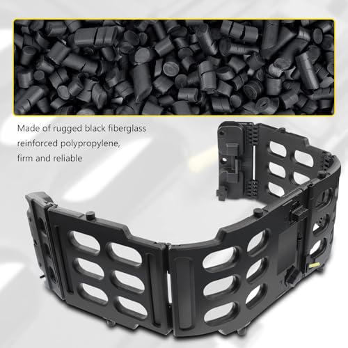 A-Premium مجموعة موسع سرير الشاحنة القابلة للتخزين A-Premium، موسع سرير البيك أب، موسع باب الخلفي متوافق مع فورد F-250/350 سوبر ديوتي 2017-2022، F-450/550 سوبر ديوتي 2017-2021، استبدال# HC3Z99286A40A - Image 5