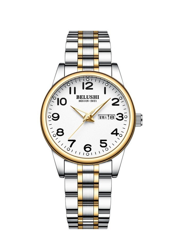Belushi Luminous Quartz Watch For Middle-Aged And Elderly Women  - Image 1