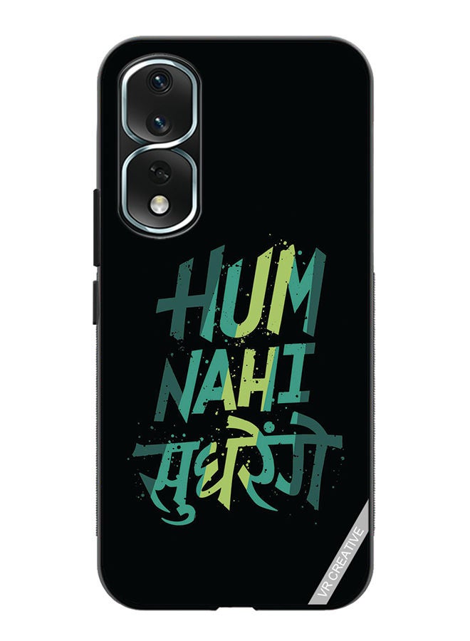 VR CREATIVE Protective Case Cover For Honor 80 Pro Hum Nhi Sudhrenge Design Multicolour - Image 1