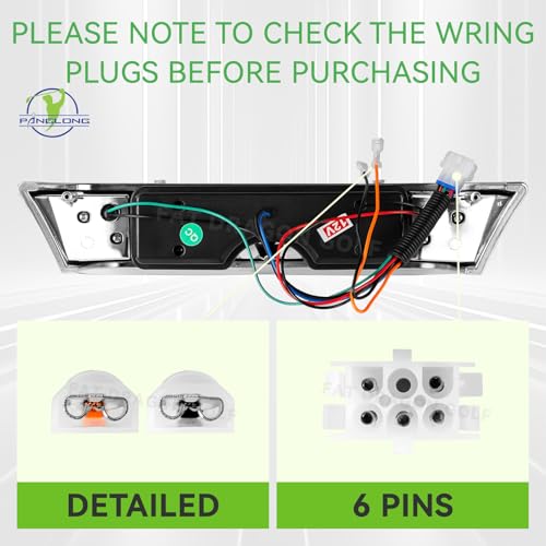 Panglong Golf Cart LED Headlight Bar, 12V Front Replace Head Light Bar, Suitable for 2004-Up Club Car Precedent with Front Head Light Electric and Gas Models, Replaces OEM# 102524801,1025248-01 - Image 4