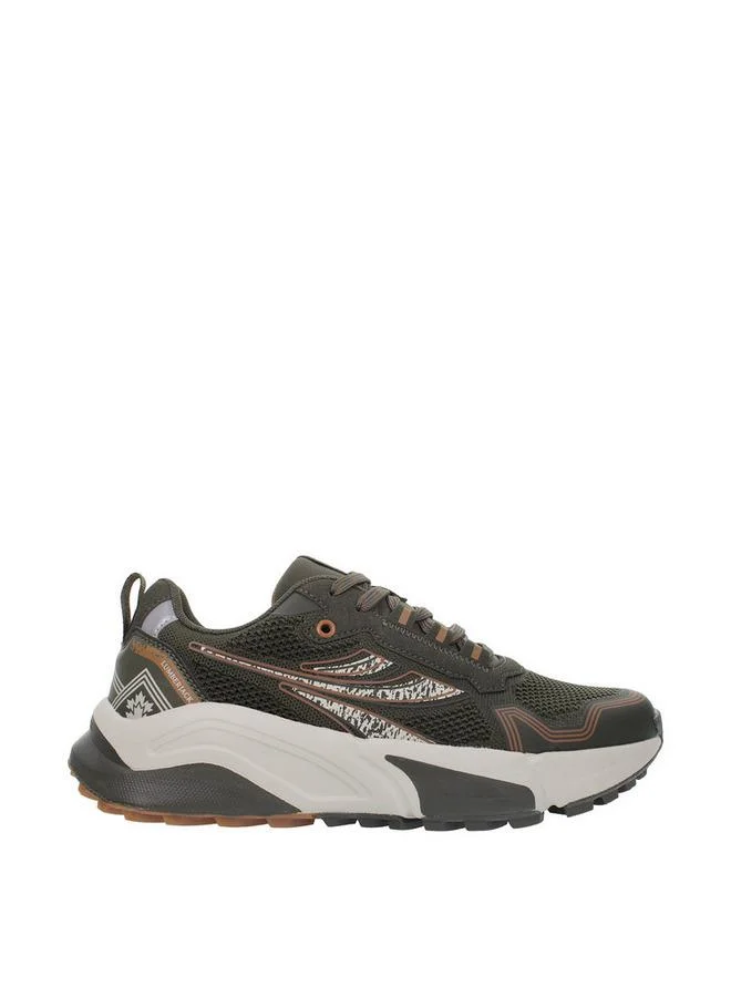 لامبرجاك حذاء روبسون رجالي شبكي بنسيج مزخرف برباط