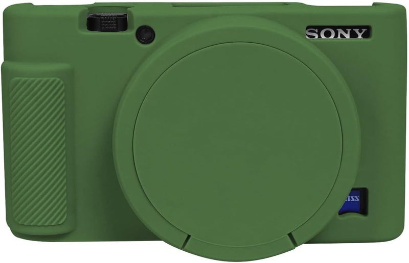Easy Hood Camera Case for Sony RX100 VII/VI, Soft Silicone Protective Camera Cover Lightweight Case with Removable Lens Cap for Sony DSC-RX100 VI RX100 VII Digital Camera,Green - Image 1
