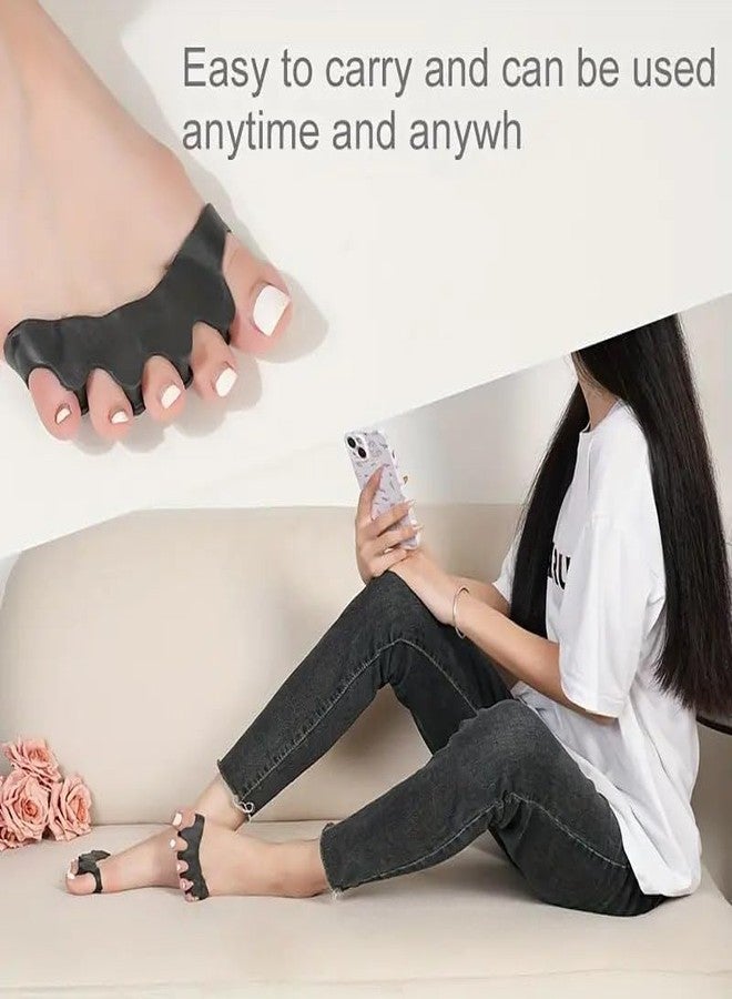 MVM Enterprise Foot Finger Separator Adjustable Soft Gel Toe Separators for Women & Men, Big Toe Spacers, Toe Cushion Pads for Daily Use Wearing Adjustable Toe Splitter for pain relife separator(8 pcs) - Image 5