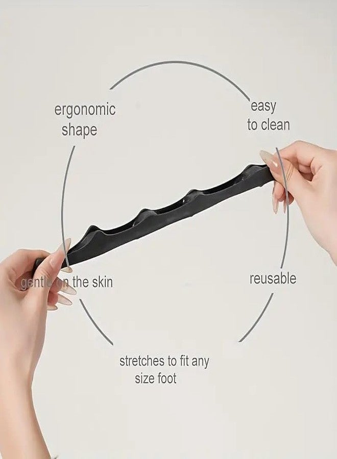 MVM Enterprise Foot Finger Separator Adjustable Soft Gel Toe Separators for Women & Men, Big Toe Spacers, Toe Cushion Pads for Daily Use Wearing Adjustable Toe Splitter for pain relife separator(8 pcs) - Image 4