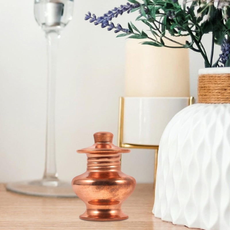 Luxshiny Buddhist Water Offering Cup Copper Offering Cup Buddha Offering Cups Bottle Chinese Offering Cups Buddhism Buddha Worship Cups Bowl Meditation Tea Cup - Image 5