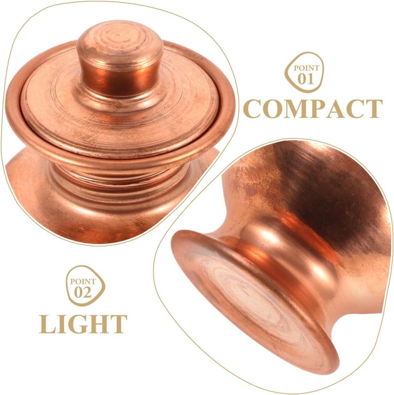 Luxshiny Buddhist Water Offering Cup Copper Offering Cup Buddha Offering Cups Bottle Chinese Offering Cups Buddhism Buddha Worship Cups Bowl Meditation Tea Cup - Image 4