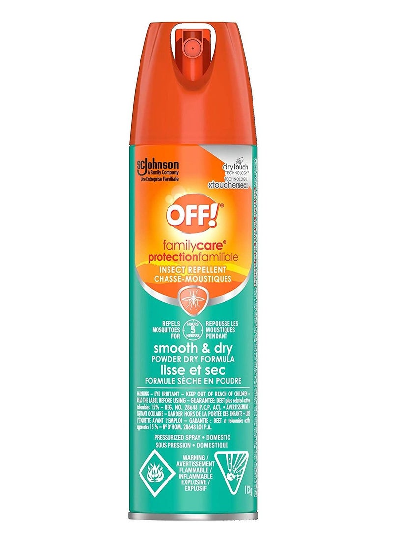 OFF! OFF Family Care Insect Repellent Smooth and Dry, 113 g - Image 1