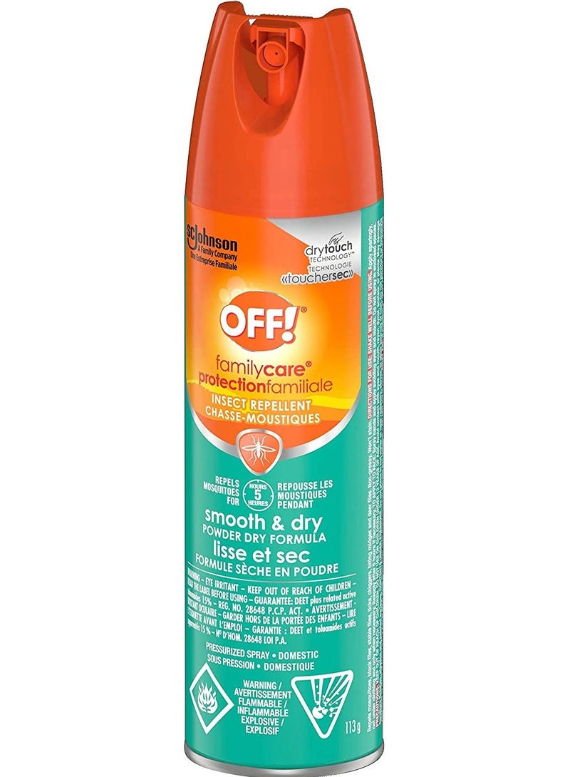 OFF! OFF Family Care Insect Repellent Smooth and Dry, 113 g - Image 2