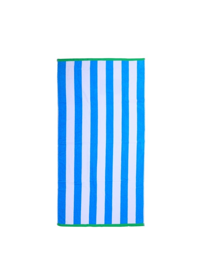 BYFT Jacquard Beach Towel (86x162 cm) 390 Gsm Cool Stripe Yarn Dyed Cotton-Set of 1 - Image 2