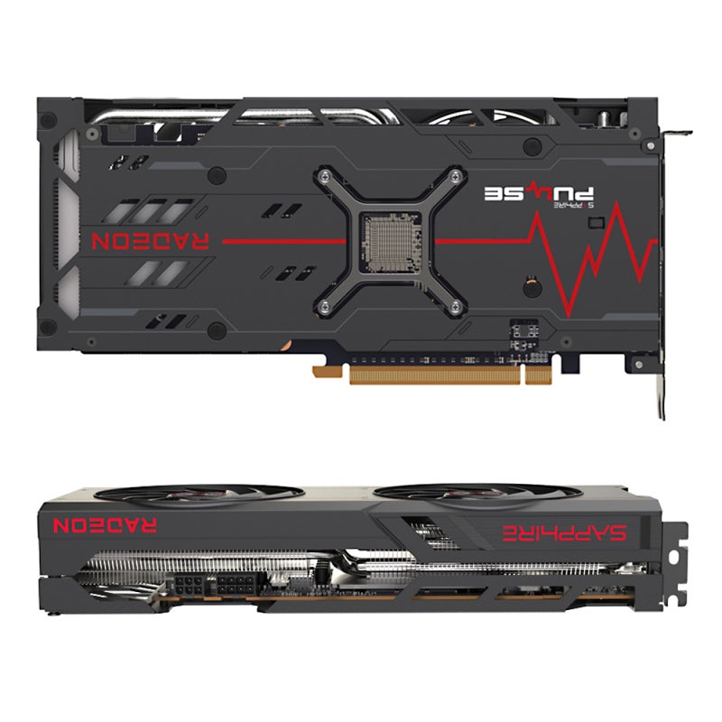 Sapphire PULSE Gaming Graphics Card 12GB GDDR6 RDNA2 7nm Dual-X Cooling System 2 Fans 5 Nickel-Plated Heat Pipes Flying Wing Shape Blades Double Ball Bearings Intelligent Fan Control Large Size PCB Bl - Image 2
