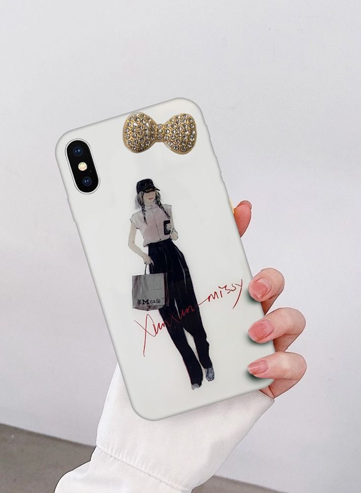 iPhone XS/X Girl Design Case Fashionable Stylish Shockproof Cover Design 2 - Image 4
