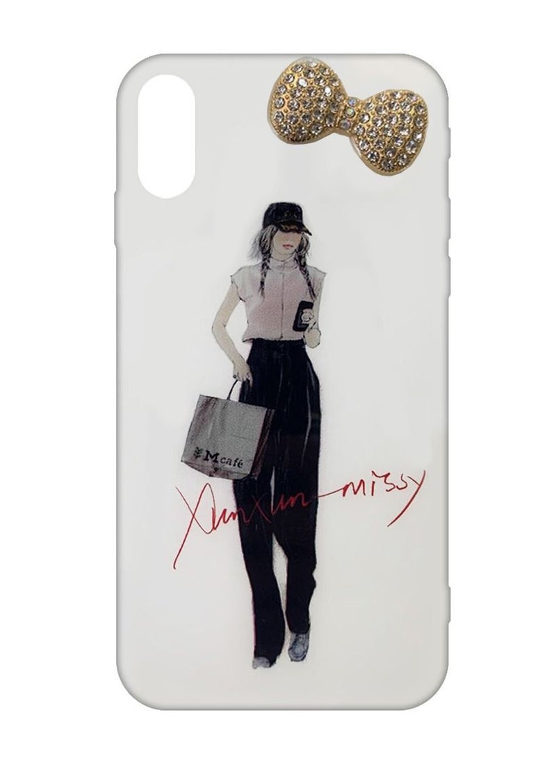 iPhone XS/X Girl Design Case Fashionable Stylish Shockproof Cover Design 2 - Image 2