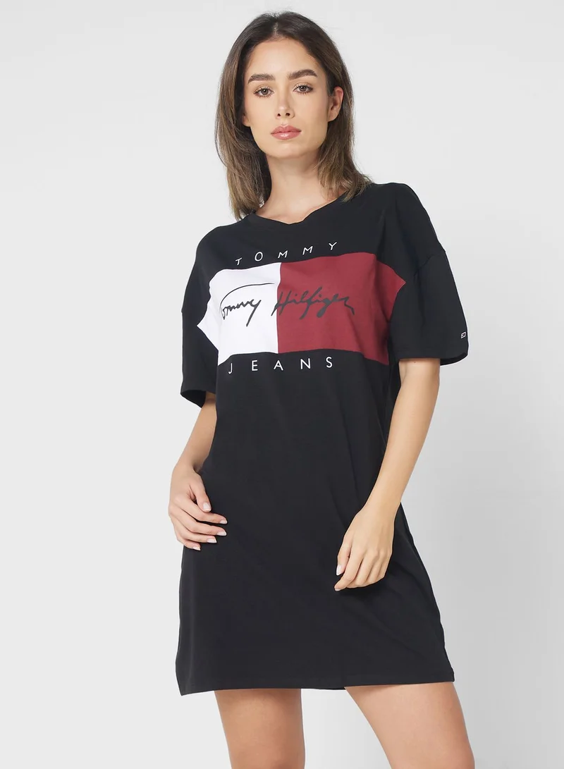 TOMMY JEANS Logo Knitted Nightdress