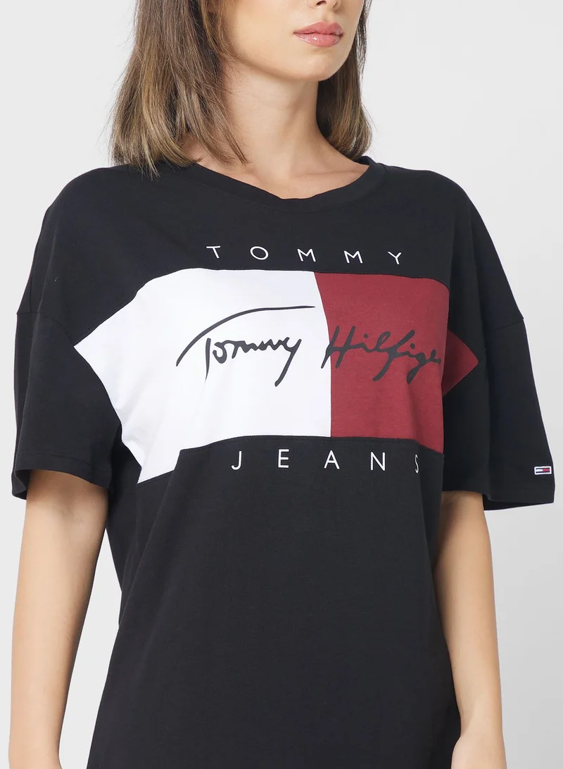TOMMY JEANS Logo Knitted Nightdress