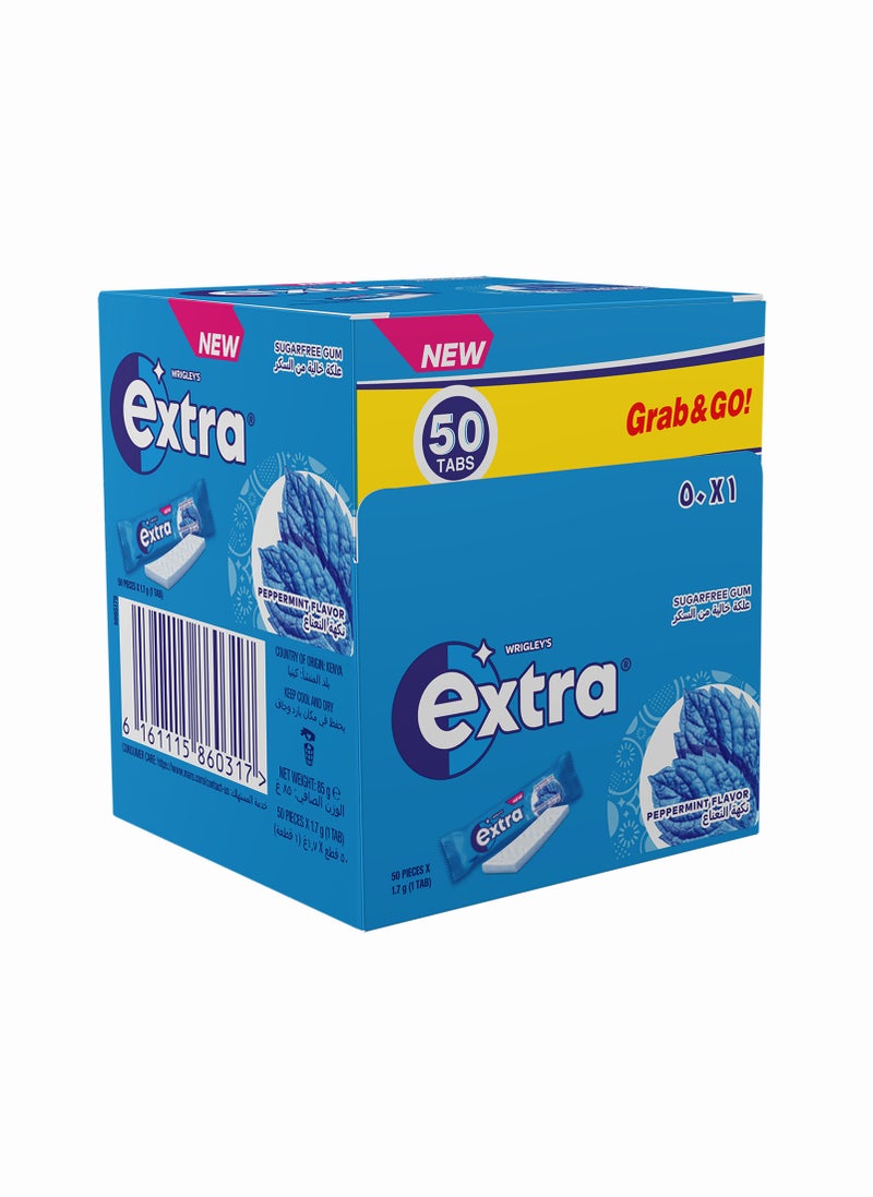 Extra Go Tab Peppermint Chewing Gum - Image 1