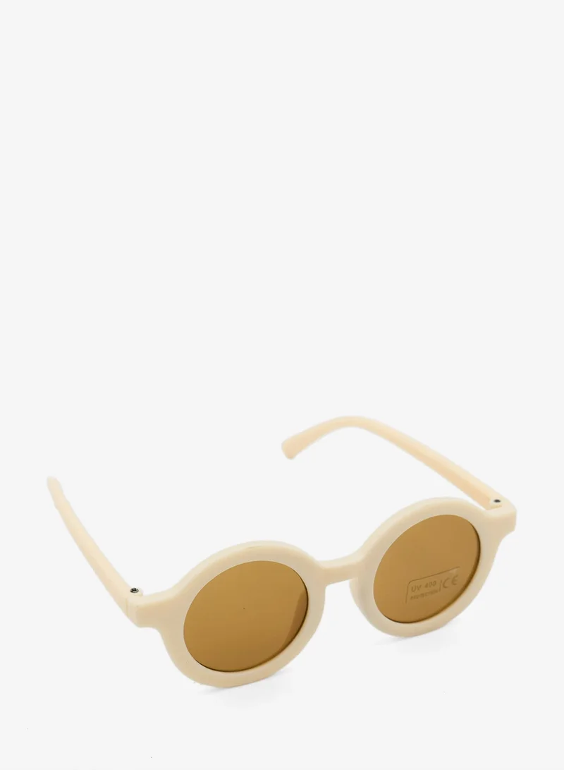 D'Daniela Glasses and Headband Set For Babies and Girls Cream Colour