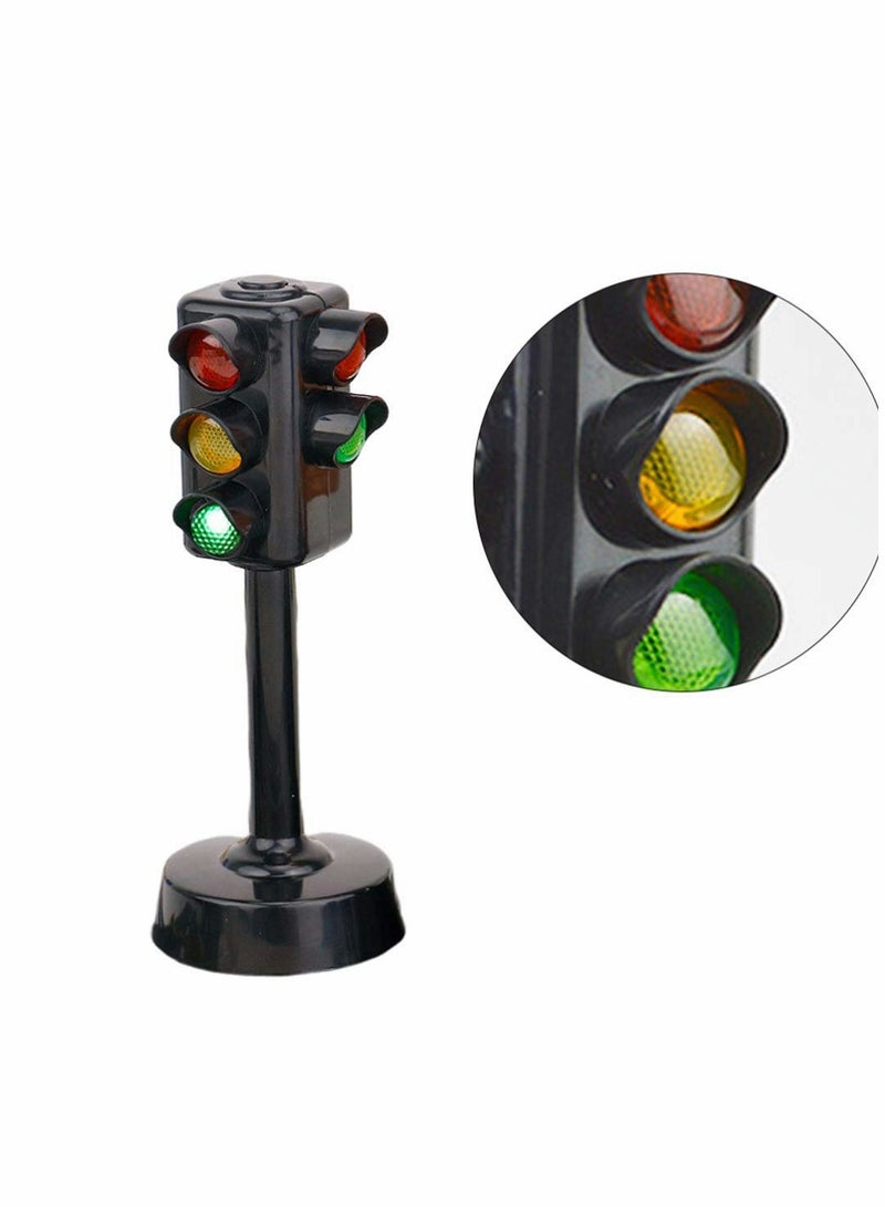 KASTWAVE Kids Traffic Light Toy Traffic Signal Light Model Toys Early Education Playset for Kids Toddler (2 Pcs) - Image 2