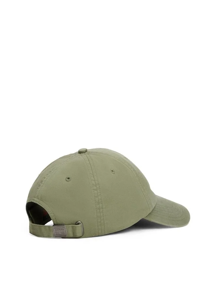 تومي جينز Logo detailed Curved Peak Cap