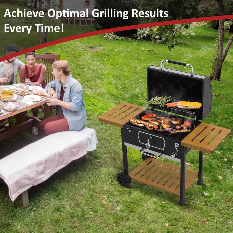 Royal Gourmet 30 Inch Charcoal BBQ Grill - Image 2