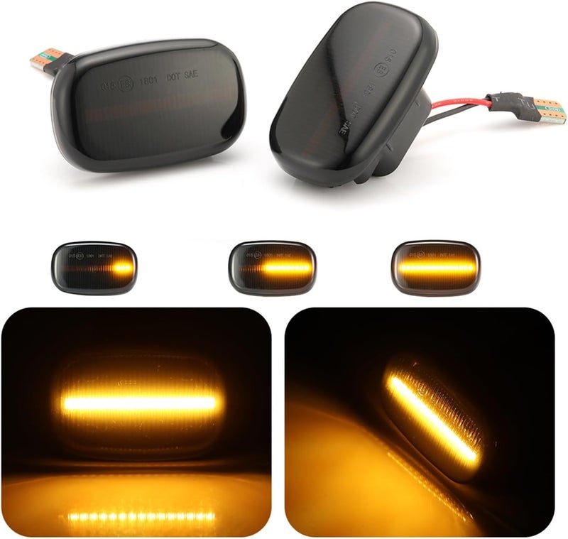 Vuzmode 2Pcs Car Dynamic Side Marker Light - Image 2