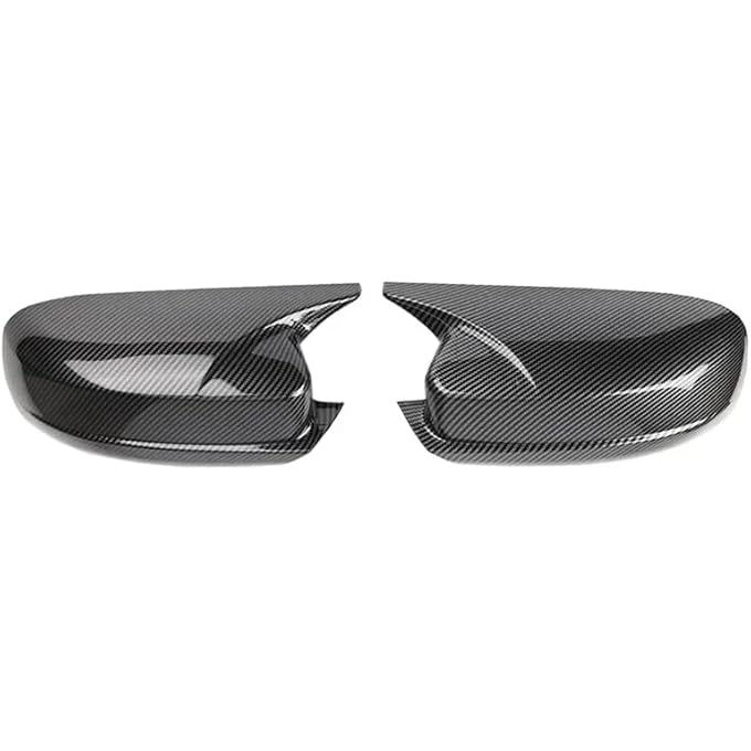 rayihni Wing Mirror Cover Carbon Fiber Effect 2Pcs Side Door Mirror Cover Sturdy High Strength For Car Accessories For Dodge Charger 20112020 - Image 1