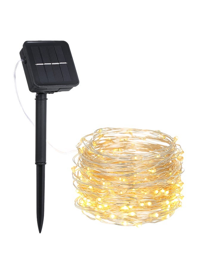 Solar Powered Copper Wire Fairy String Lawn Lamp Light Warm White 15meter - Image 1
